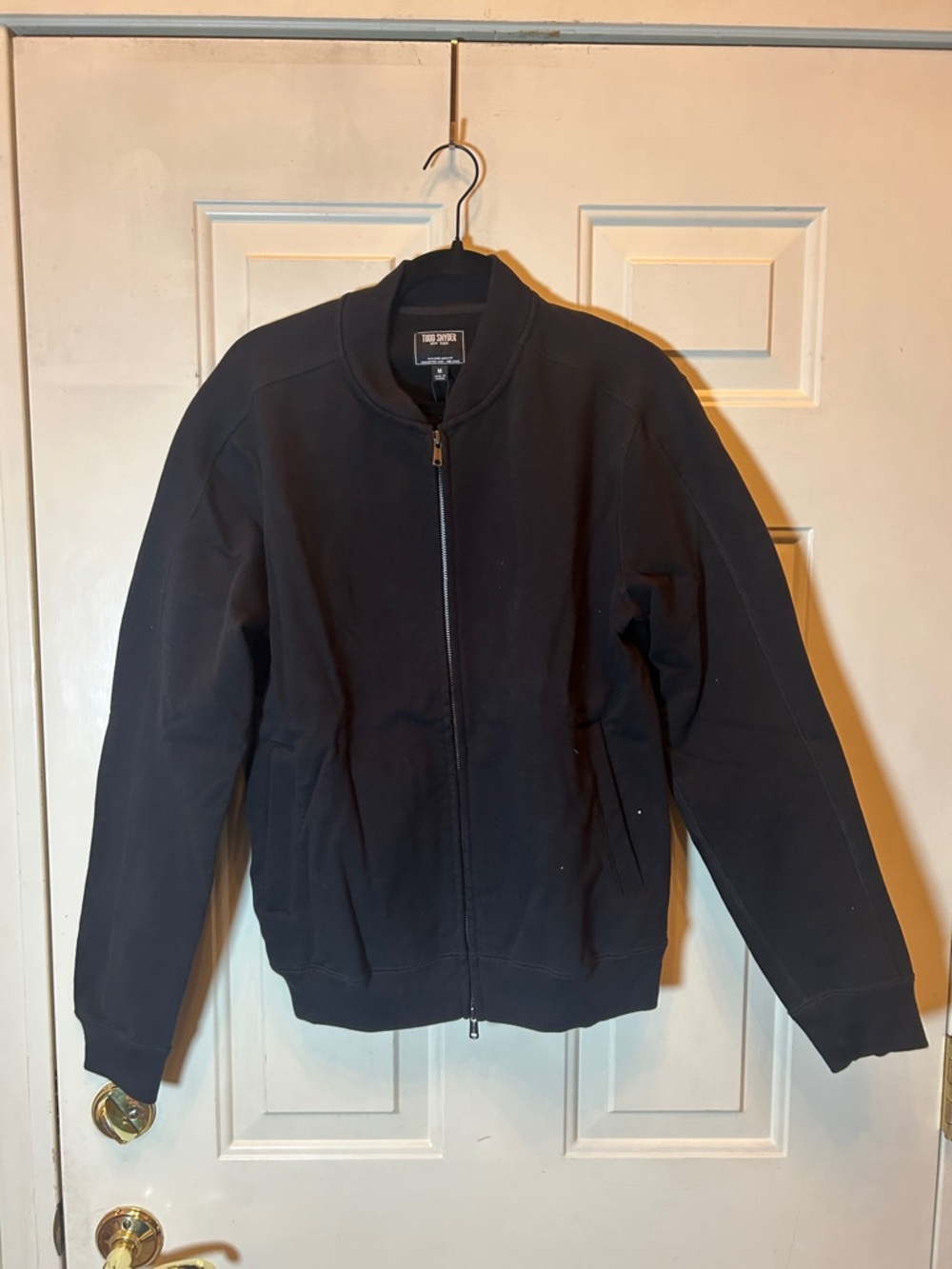 Todd Snyder Black Bomber Jacket